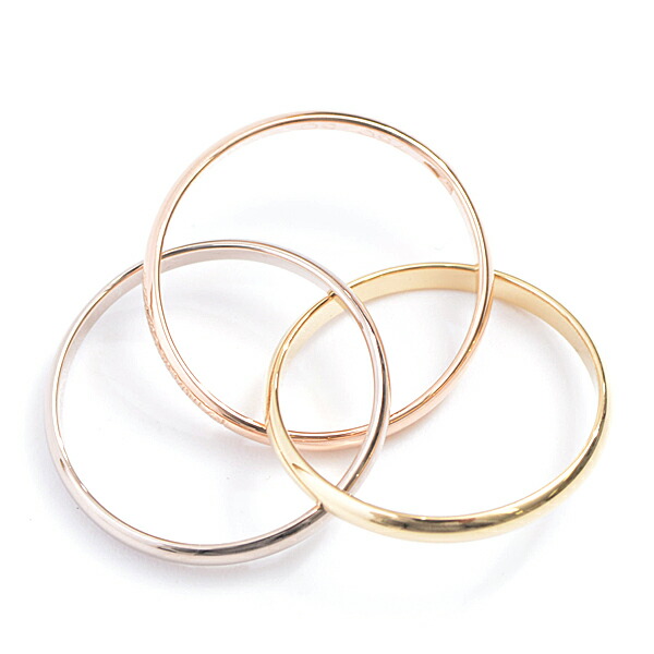 楽天市場】カルティエ Cartier トリニティリング 細タイプ 50号