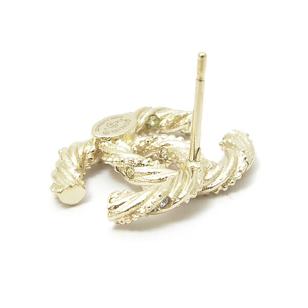 楽天市場】シャネル CHANEL ココマーク ラインストーン ピアス F14 V