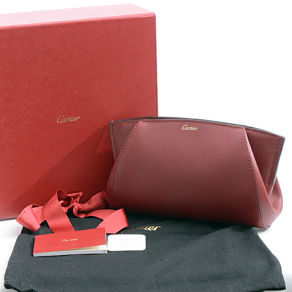 楽天市場】カルティエ Cartier クラッチバッグ C ドゥ カルティエ