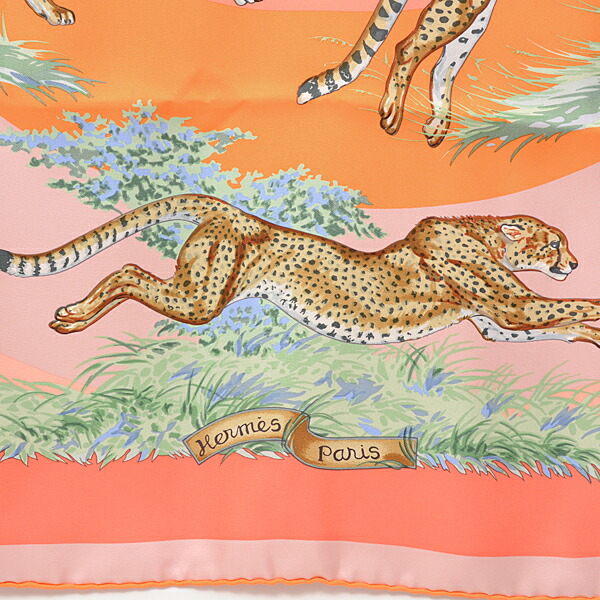 楽天市場】エルメス HERMES カレ GUEPARDS(チーター) スカーフ シルク