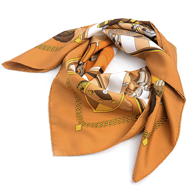 楽天市場】エルメス スカーフ レディース カレ90 CHOCS EN PLUMES 羽