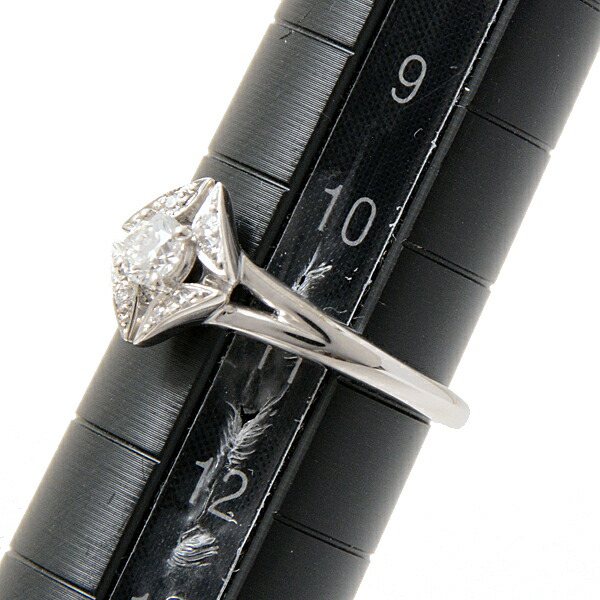 研磨済】 フォーエバーマーク 天然ダイヤモンドリング プラチナ900