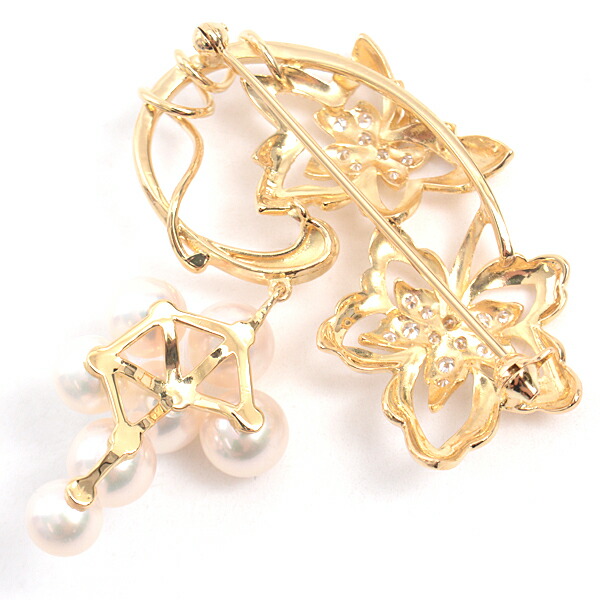 楽天市場】ミキモト ブローチ レディース グレープモチーフ パール