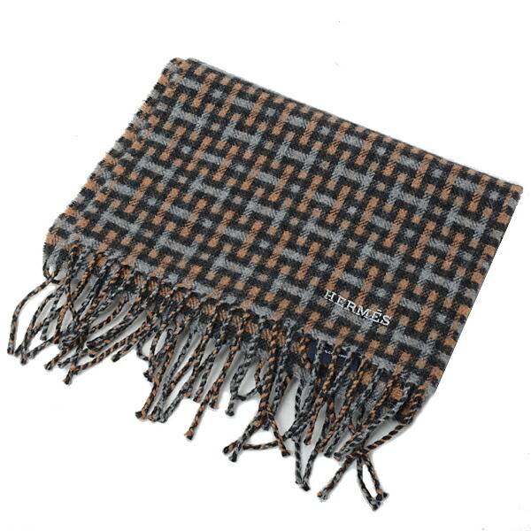 楽天市場】エルメス マフラー メンズ レディース H柄 タータンチェック