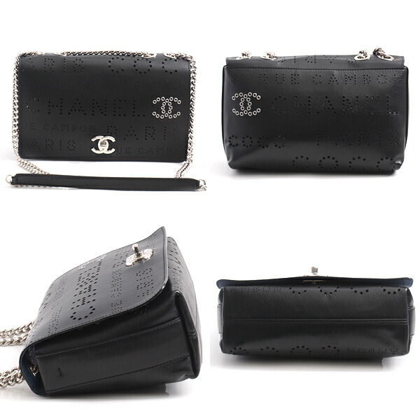 楽天市場】シャネル バッグ レディース パンチング ロゴ チェーン