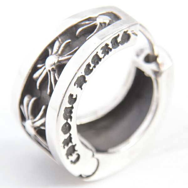 楽天市場】クロムハーツ ピアス メンズ ナロー V バンド ピアス 左耳用