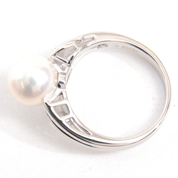 楽天市場】ミキモト 指輪 レディース パール ダイヤモンド リング 8.4