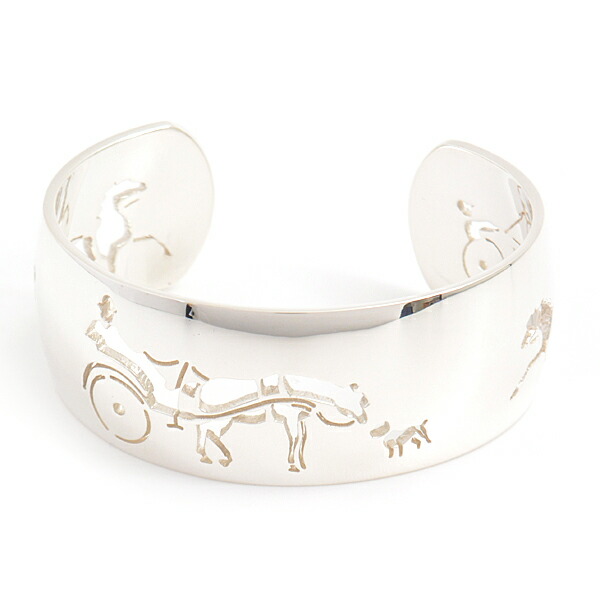 楽天市場】エルメス ブレスレット レディース 馬車モチーフ バングル