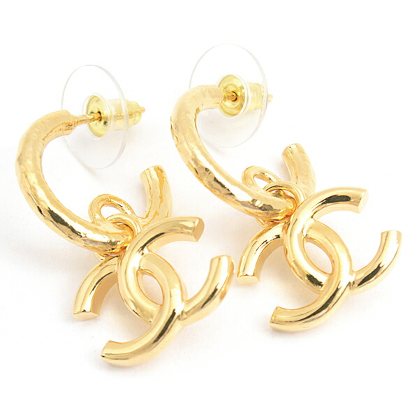 楽天市場】シャネル ピアス レディース ココマーク フープ I24C