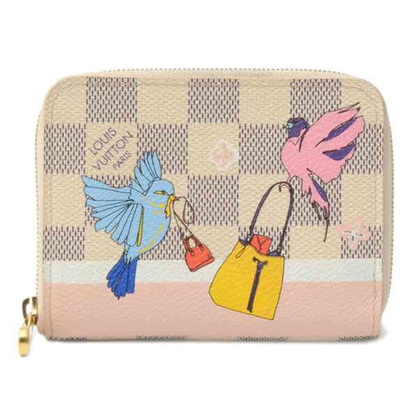 楽天市場】ルイヴィトン 財布 レディース ダミエアズール ジッピー