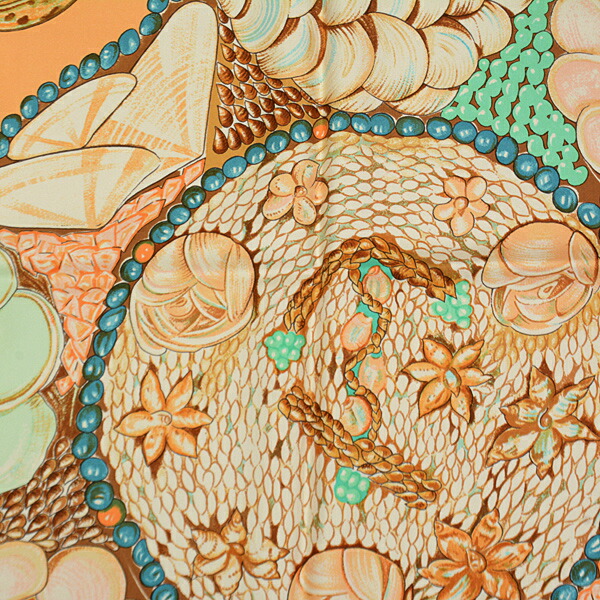 楽天市場】エルメス スカーフ レディース カレ90 Rocaille ロカイユ