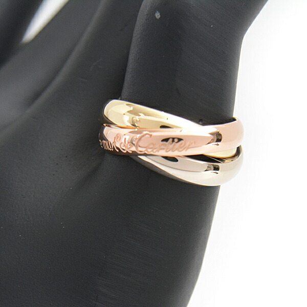 楽天市場】カルティエ 指輪 レディース トリニティ リング 48号 実寸8