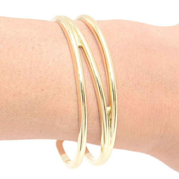 楽天市場】ティファニー ブレスレット レディース ウェーブ バングル