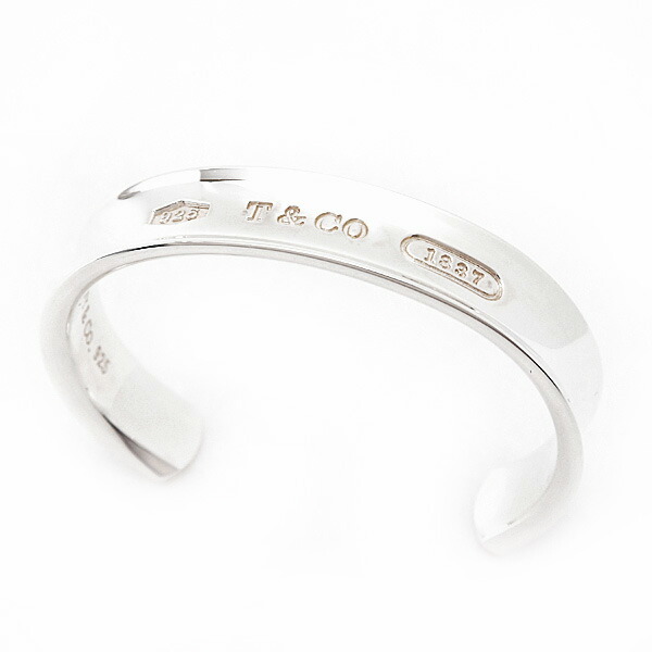 楽天市場】ティファニー ブレス メンズ オープン カフ バングル 1837