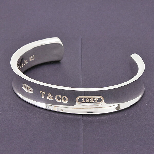 楽天市場】ティファニー ブレス メンズ オープン カフ バングル 1837