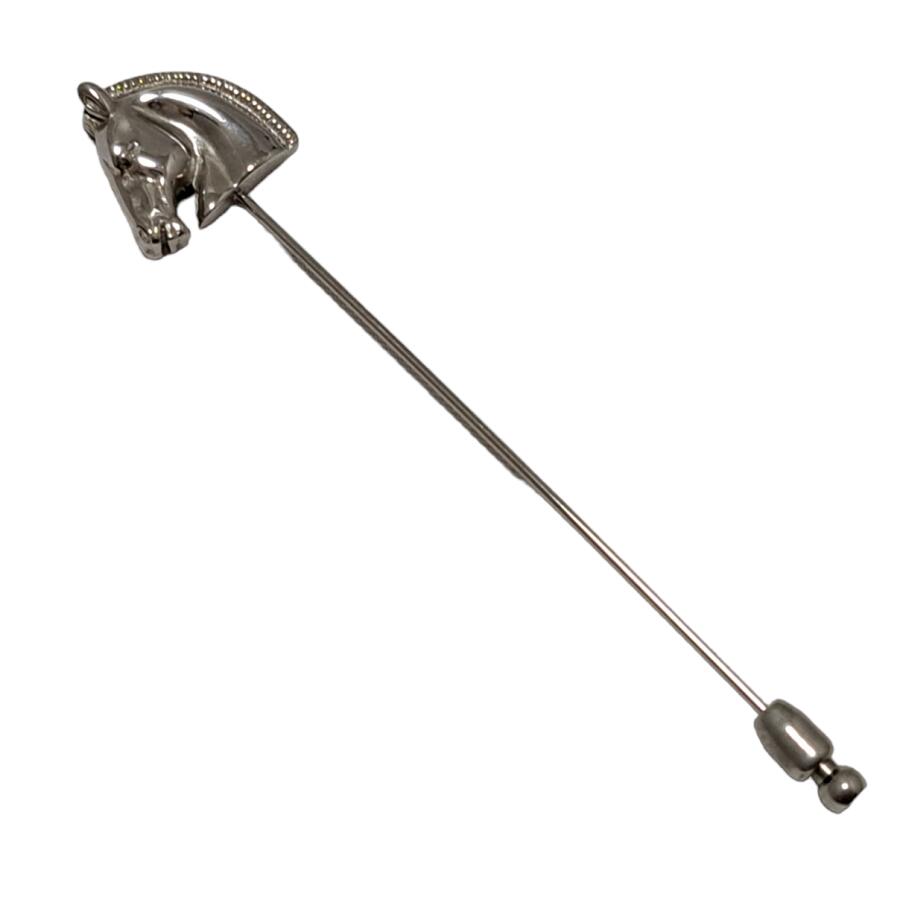 楽天市場】エルメス ピンブローチ ホース 馬 ホースヘッド ブローチ