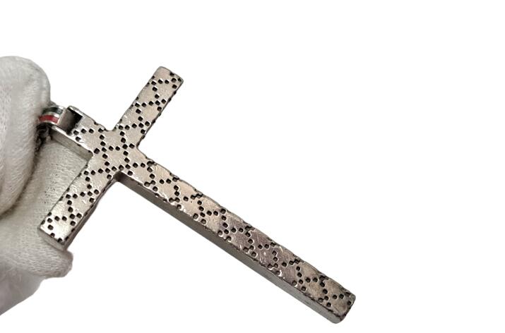 楽天市場】グッチ ディアマンテ クロス ネックレス エイジド