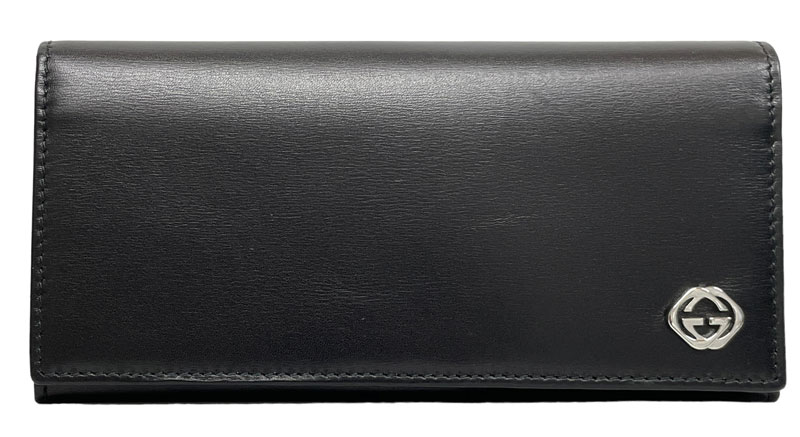 楽天市場】新品同様 グッチ 長財布 ロングウォレット メンズ ブラック