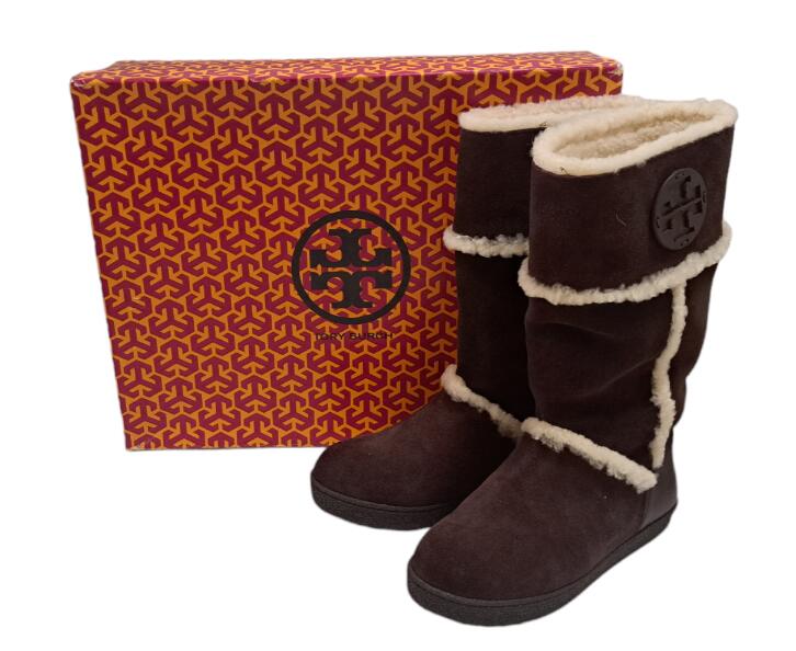 楽天市場】トリーバーチ ムートンブーツ 箱付 6 23cm程度 ボア