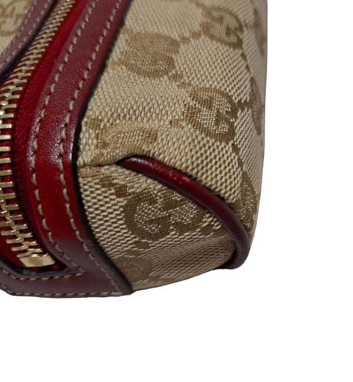 楽天市場】美品 グッチ ポーチ コスメポーチ ペンケース GG柄 GG