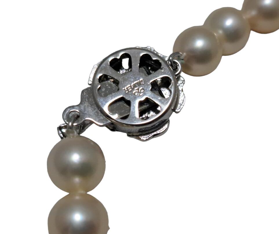 楽天市場】銀座 ジュエリーマキ 真珠 パール ネックレス シルバー