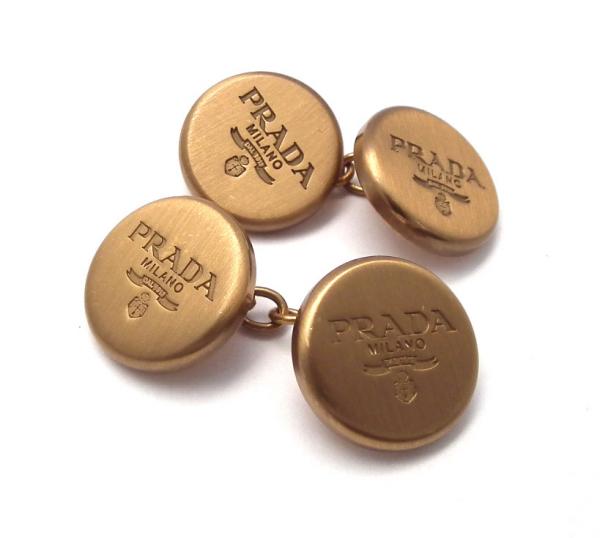 楽天市場】プラダ カフス ロゴ ボタン カフスボタン カフリンクス 紳士