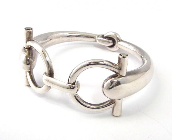 楽天市場】グッチ バングル ホースビット ブレスレット SV925