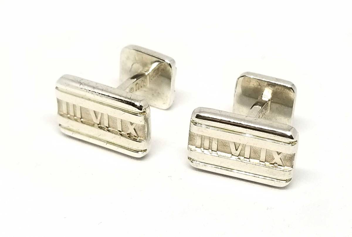 楽天市場】ティファニー カフス アトラス シルバーカフス SV925