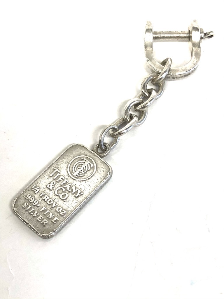 楽天市場】ティファニー インゴット キーホルダー バッグ チャーム