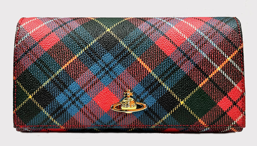 楽天市場】ヴィヴィアンウエストウッド 長財布 チェック 財布