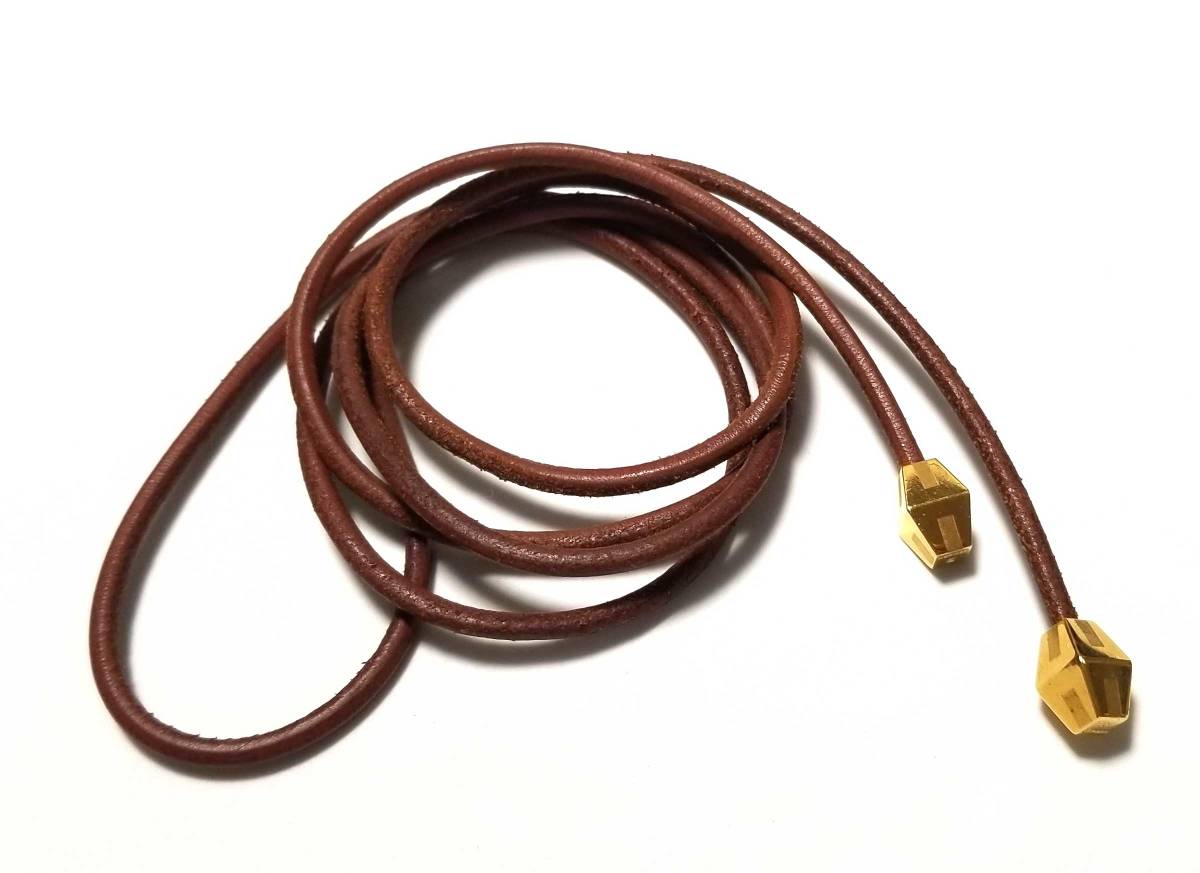 楽天市場】エルメス レザー 革紐 革ひも ラニエール ネックレス