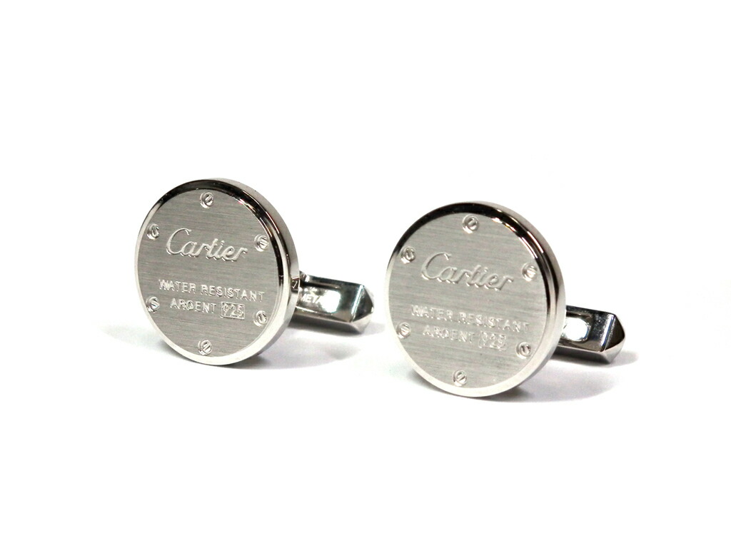 楽天市場】新品同様 カルティエ カフス ウォーター レジスタント