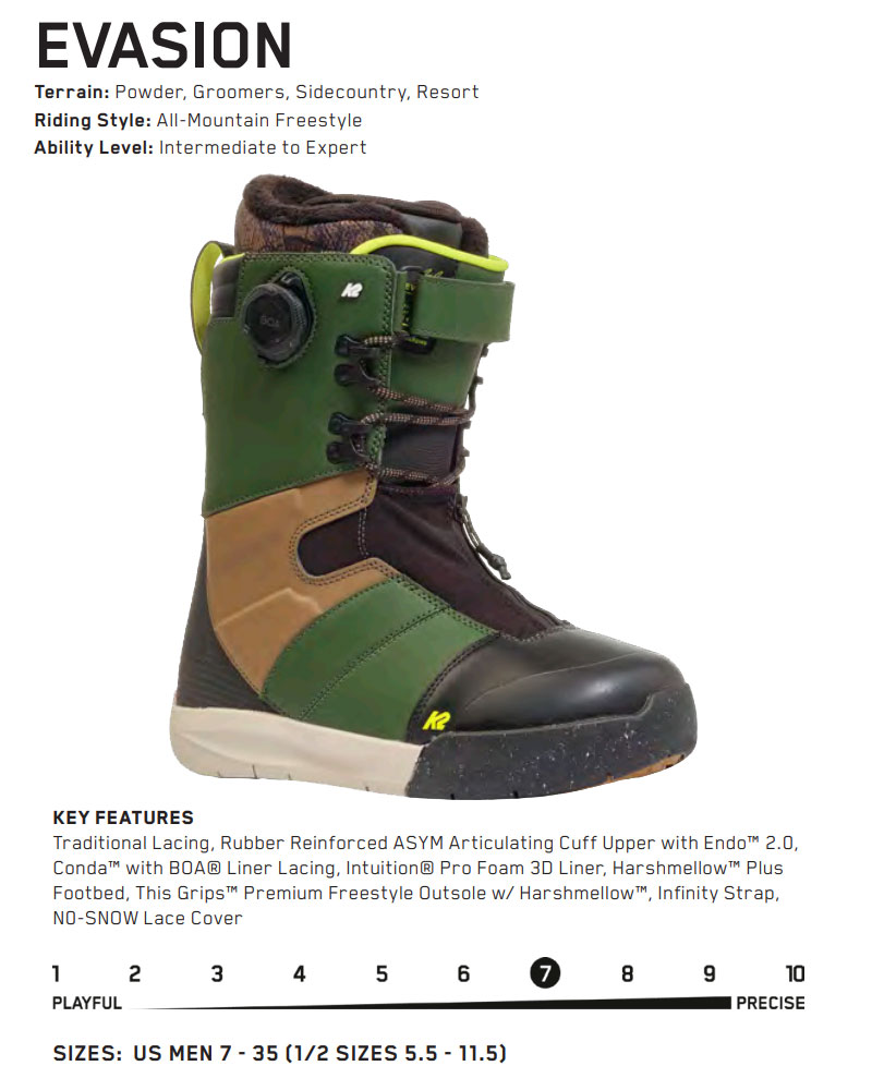 楽天市場】24-25 K2/ケーツー EVASION エバージョン メンズ レディース