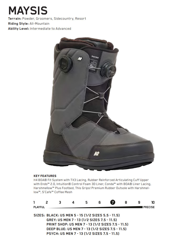 楽天市場】24-25 K2/ケーツー MAYSIS メイシス メンズ レディース 熱