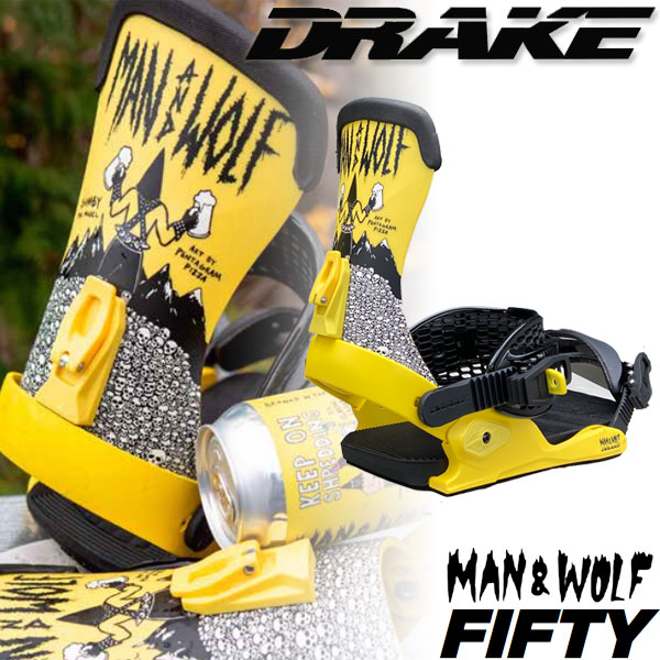 楽天市場】22-23 DRAKE / ドレイク FIFTY MAN&WOLF フィフティー