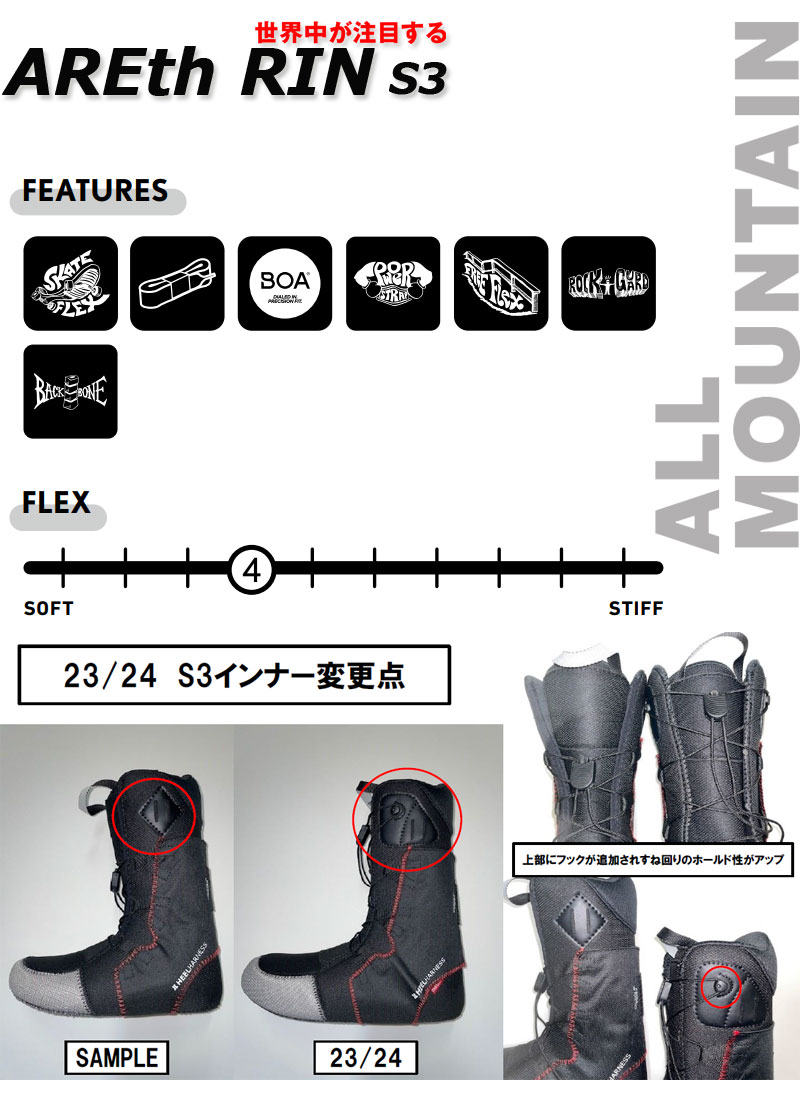 楽天市場】23-24 DEELUXE/ディーラックス AREth RIN s3 アースリン