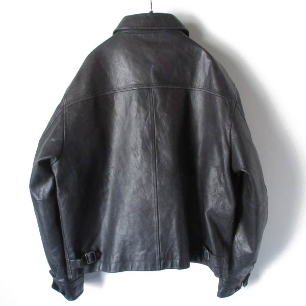 楽天市場】90s OLD GAP オールド ギャップ 短丈 レザージャケット 黒 L