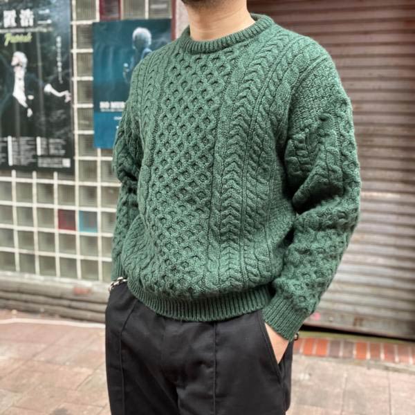 楽天市場】アイルランド製 Carraig Donn フィッシャーマンセーター M
