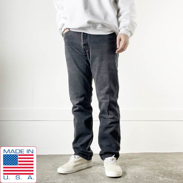 楽天市場】90s USA製 Levi's リーバイス501 ヒゲ落ち 後染め ブラック