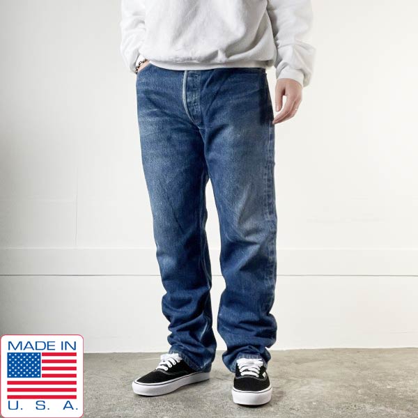 楽天市場】1998年製 USA製 リーバイス501 ヒゲ落ち ジーンズ 実寸W34