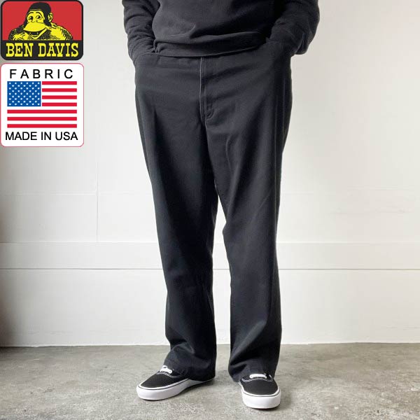 楽天市場】US企画 BEN DAVIS ベンデイビス ワークパンツ 黒 40