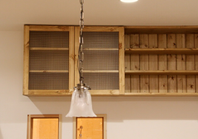 楽天市場】吊戸棚 カントリー キッチン 吊り戸棚 9 W2550 オーダー家具