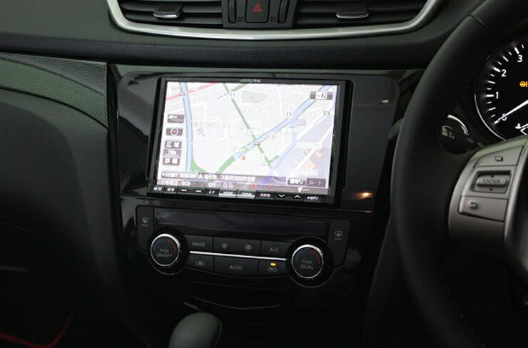 楽天市場】日産 T32 エクストレイル 用 8インチカーナビ取付パネル