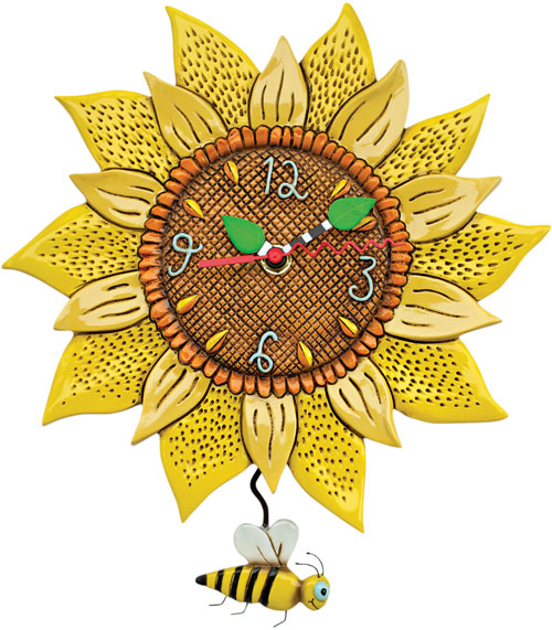 楽天市場】Allen Designs ひまわり 振り子時計 P1712 アレンデザインズ