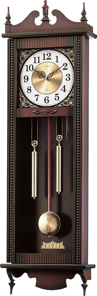 楽天市場】報時付きシチズン振り子時計 アントワーヌ 4MJ743-006