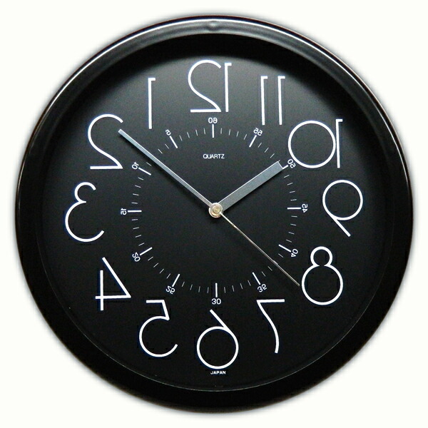 楽天市場】新生活 卒業祝い 逆転時計 壁掛け時計 壁掛け 美容院 美容室