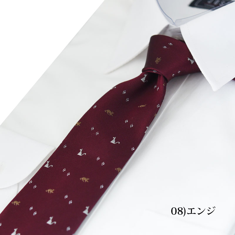 楽天市場】ネクタイピン ネクタイ セット ネコ シルク100％ おもしろ