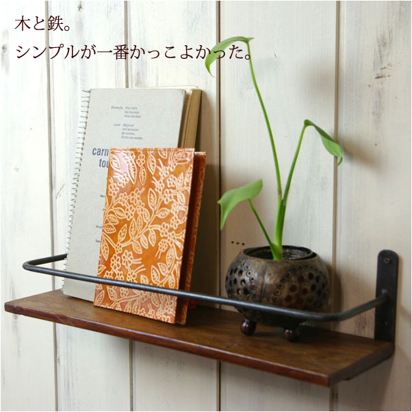楽天市場】スパイスラック ウォールラック 木製 【アイアン＆シー