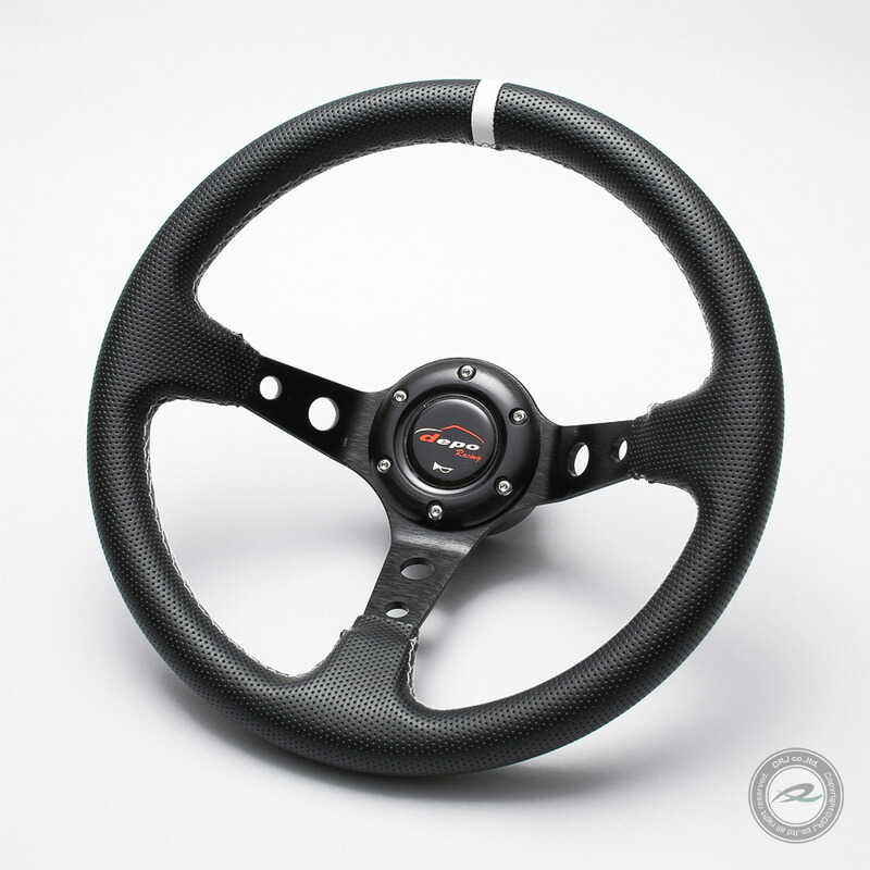 楽天市場】デポレーシング ステアリング ハンドル 32Φ ディープコーン