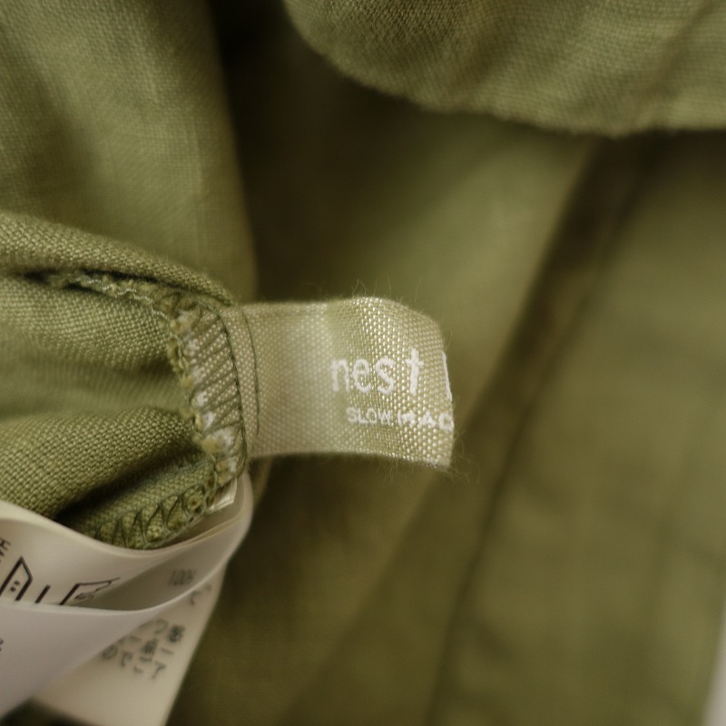 楽天市場】【2020】 ネストローブ nest Robe 天然染リネンノースリーブ